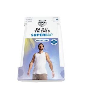 Pair Of Thieves Men's Classic Tank Undershirt White 3 Pack Size XL
